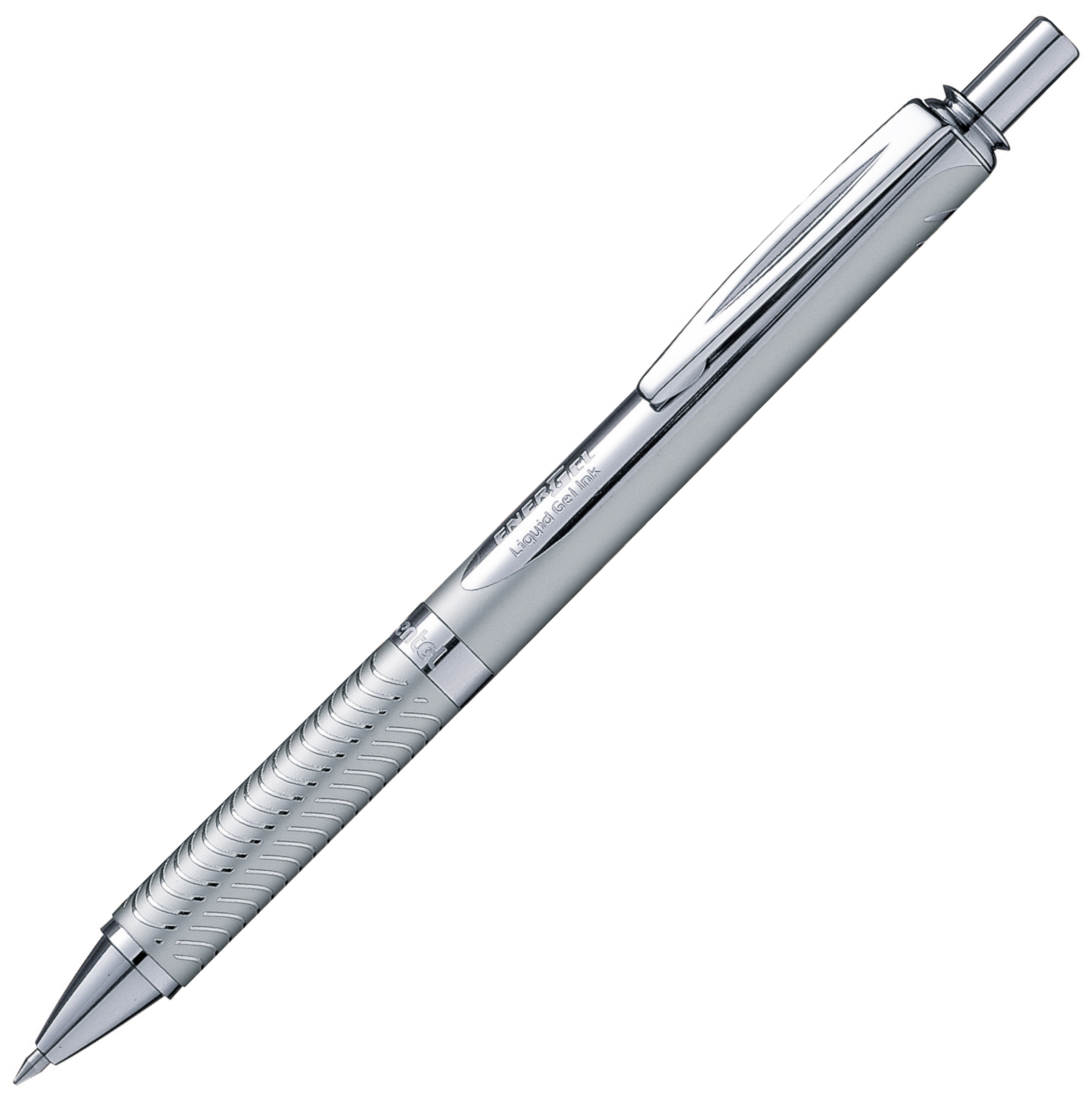 Pióro kulkowe Pentel energel bl407 srebrne | biuroweokazje.pl | Kup online!