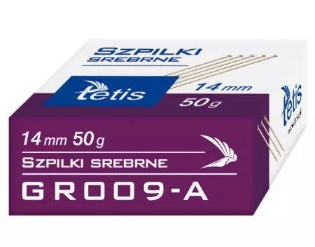 Szpilki srebrne 14 mm 50 g Tetis | biuroweokazje.pl | Zamów natychmiast!