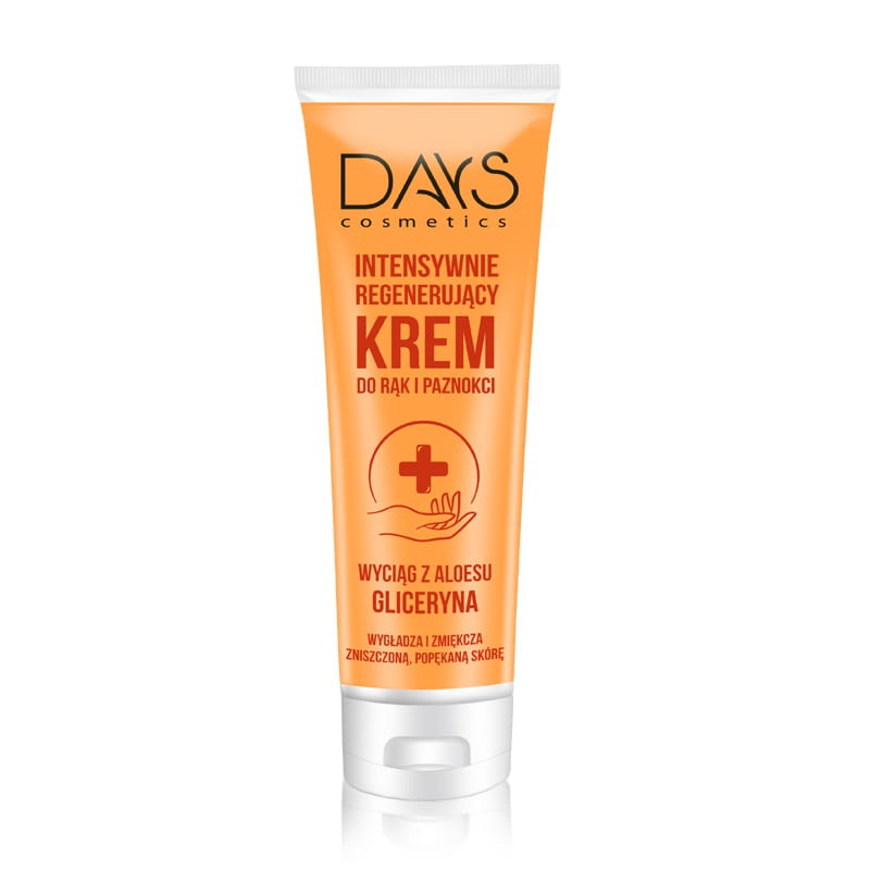 Krem do rąk i paznokci days cosmetics, intesywnie regenrujący, wyciąg z liści aloesu i | biuroweokazje.pl | Kup taniej!