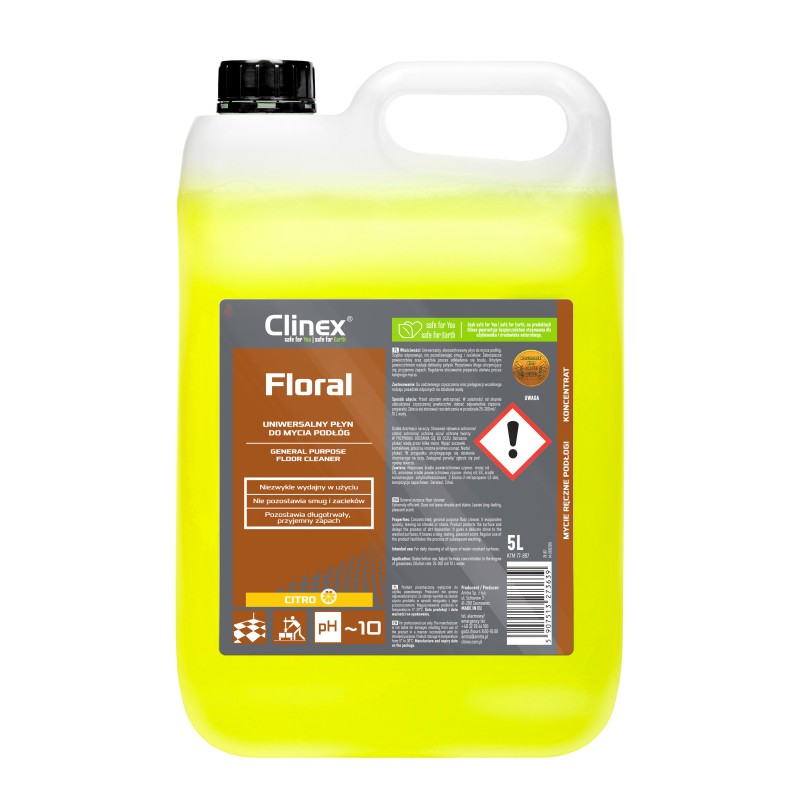 Clinex do podłóg citro floral 77-897 5l | biuroweokazje.pl | Zamów zanim zniknie