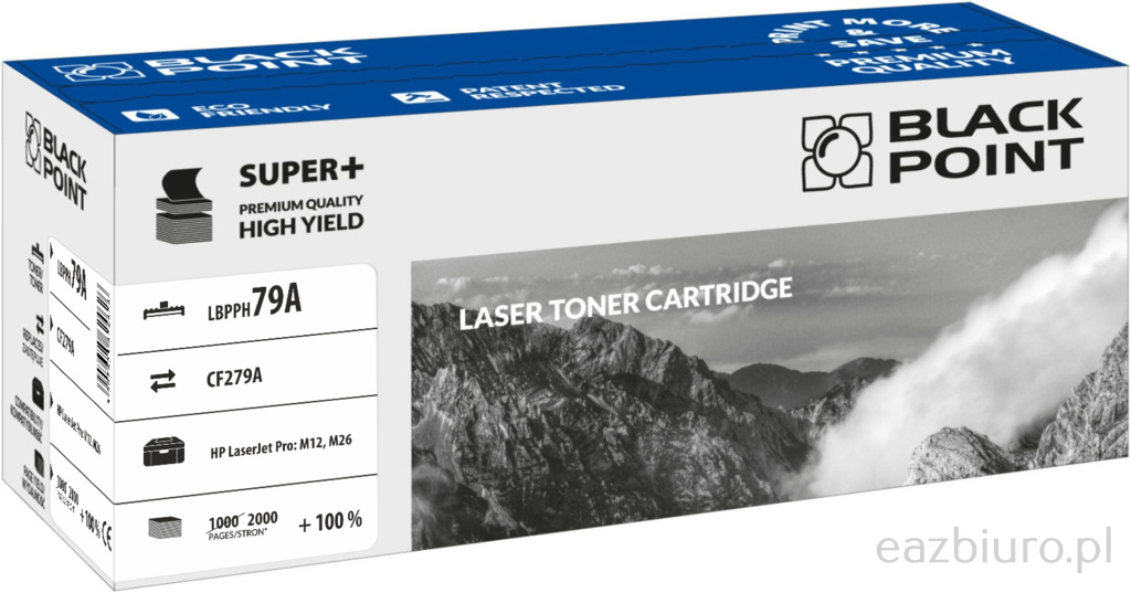 Toner Black Point HP cf279a - l Black Pointph79a | biuroweokazje.pl | Skorzystaj dziś!