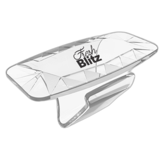 Fresh blitz toilet clip zawieszka zapachowa mango (przezroczysty) | biuroweokazje.pl | Weź zanim zniknie!