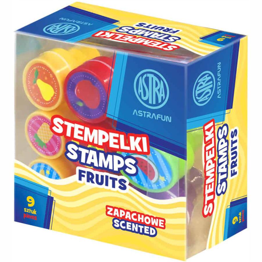 Stempelki zapachowe Astra owocki 9 wzorów | biuroweokazje.pl | Kup taniej!