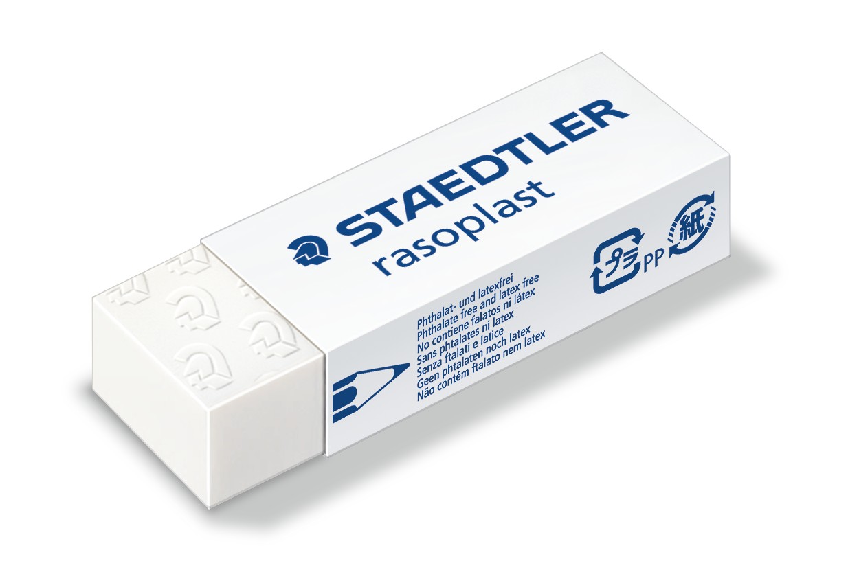 Gumka raso Plast, 65x23x13 mm, Staedtler | biuroweokazje.pl | Odbierz szybko!
