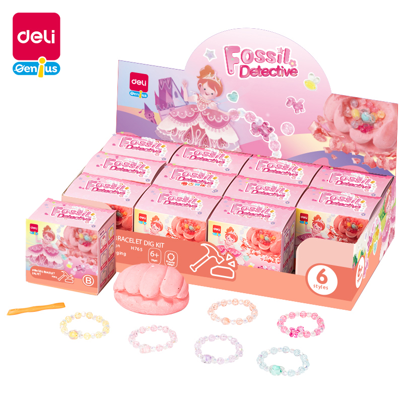 Zestaw mały odkrywca Deli EH765 - Bransoletka, 6 modeli, cena za 1 sztuk. | biuroweokazje.pl | Kup bez wahania!