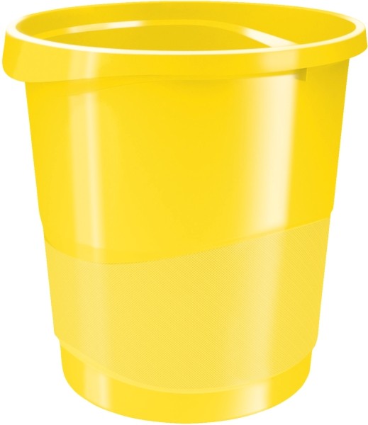 Kosz na śmieci Esselte vivida 14 l żółty | biuroweokazje.pl | Zamów bez zwłoki!