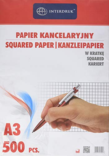 Papier kancelaryjny A3 kratka zestaw 500 sztuk | biuroweokazje.pl | Kup sprytnie!