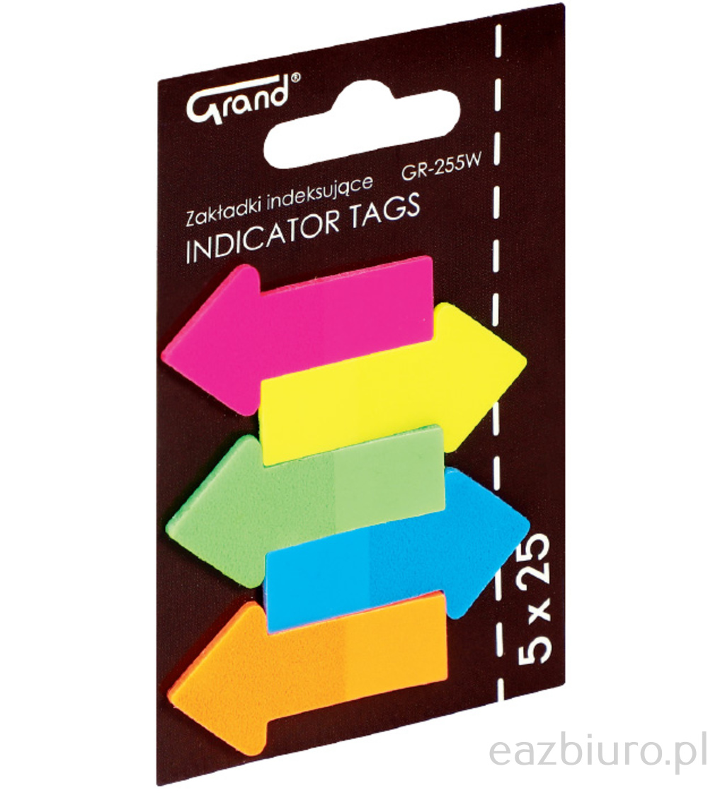 Zakładki indeksujące Grand strzałki gr-255w | biuroweokazje.pl | Zamów teraz!
