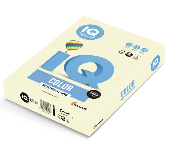 Papier ksero iq color A4 160 g wanilia be66 | biuroweokazje.pl | Kup taniej!