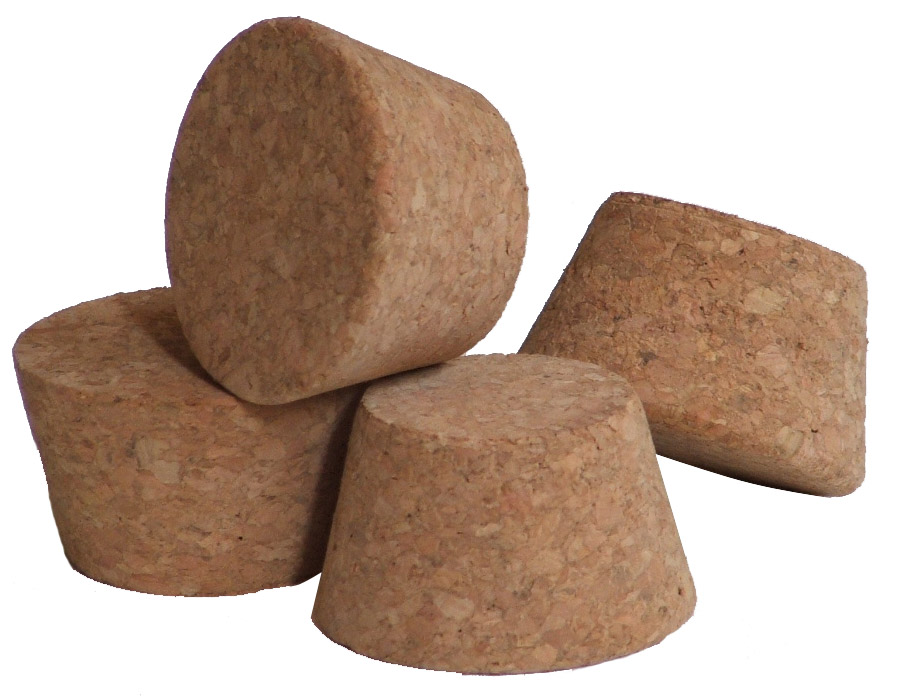 Korek do butelek aglomerowany naturalny zestaw 10 sztuk 40x28x28 mm | biuroweokazje.pl | Nie przegap!