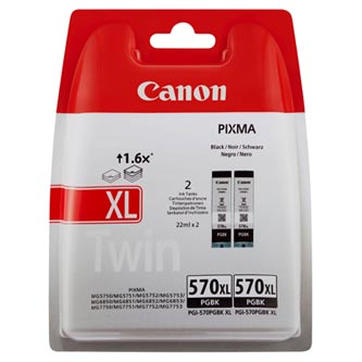 Canon oryginalny ink / tusz pgi 570pgbk xl twin | biuroweokazje.pl | Kup teraz