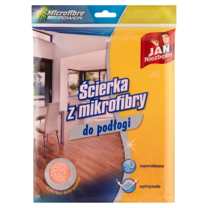 Ścierka do podłogi 45 x 55 z mikrofibry Jan Niezbędny | biuroweokazje.pl | Odbierz szybko!