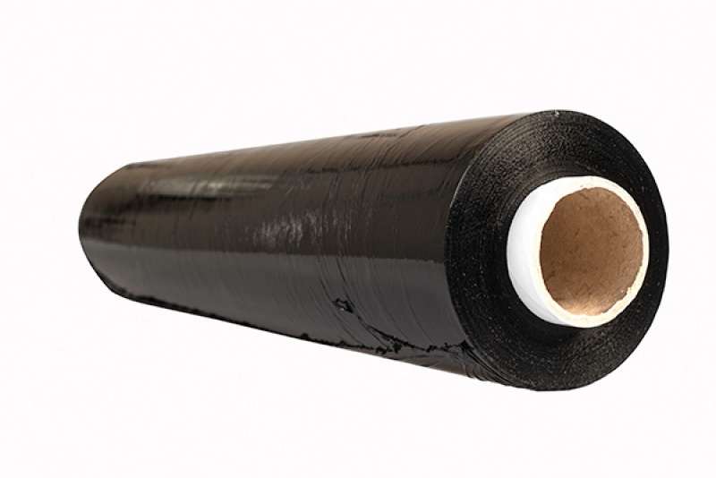 Folia stretch Office Products ręczna, 2,5 kg netto, szer. 500 mm, gr. 23µm, czarna | biuroweokazje.pl | Nie czekaj!
