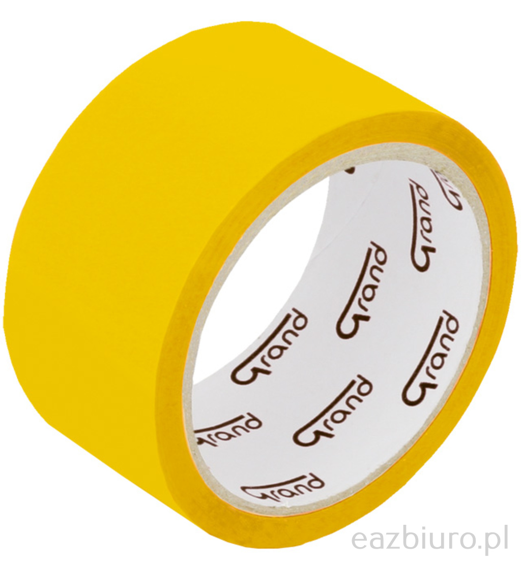 Taśma klejąca pakowa żółta 48 x 50 kw Grand | biuroweokazje.pl | Wybierz najlepsze!