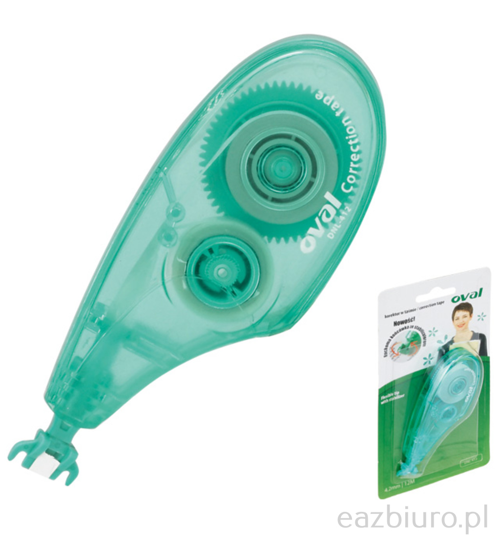 Korektor Oval w taśmie 4,2 mm x 12 m dnl-412 | biuroweokazje.pl | Kup z dostawą!