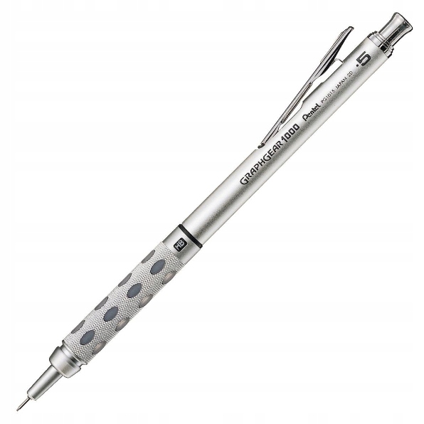 Pentel ołówek automatyczny graphgear 1000 0,5 biały | biuroweokazje.pl | Zamów taniej!