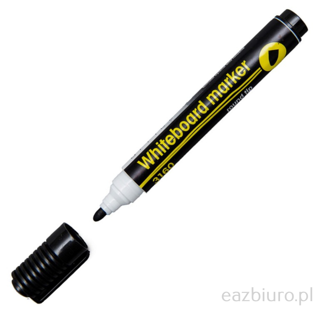 Marker suchościeralny eko 3160 czarny okrągły | biuroweokazje.pl | Zamów korzystnie!