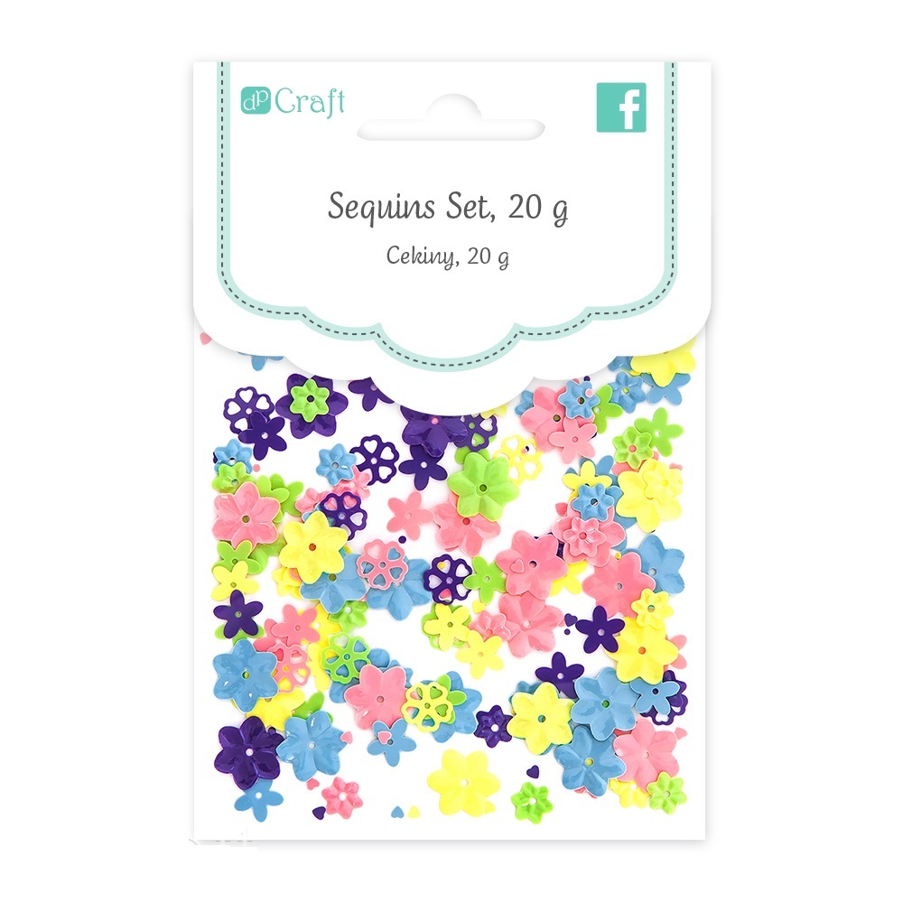 Cekiny - kwiatki mix, 20 g | biuroweokazje.pl | Zamów bez kompromisów