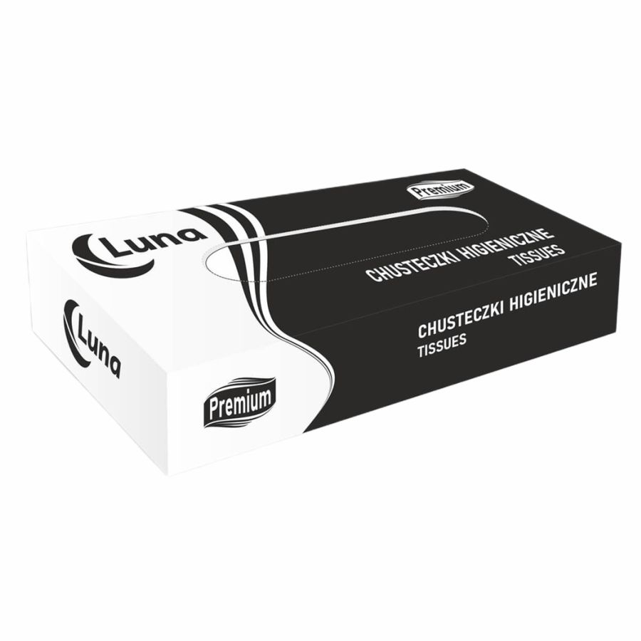 Chusteczka higieniczna w kartoniku 100szt 2w Luna | biuroweokazje.pl | Wybierz sprawdzony produkt