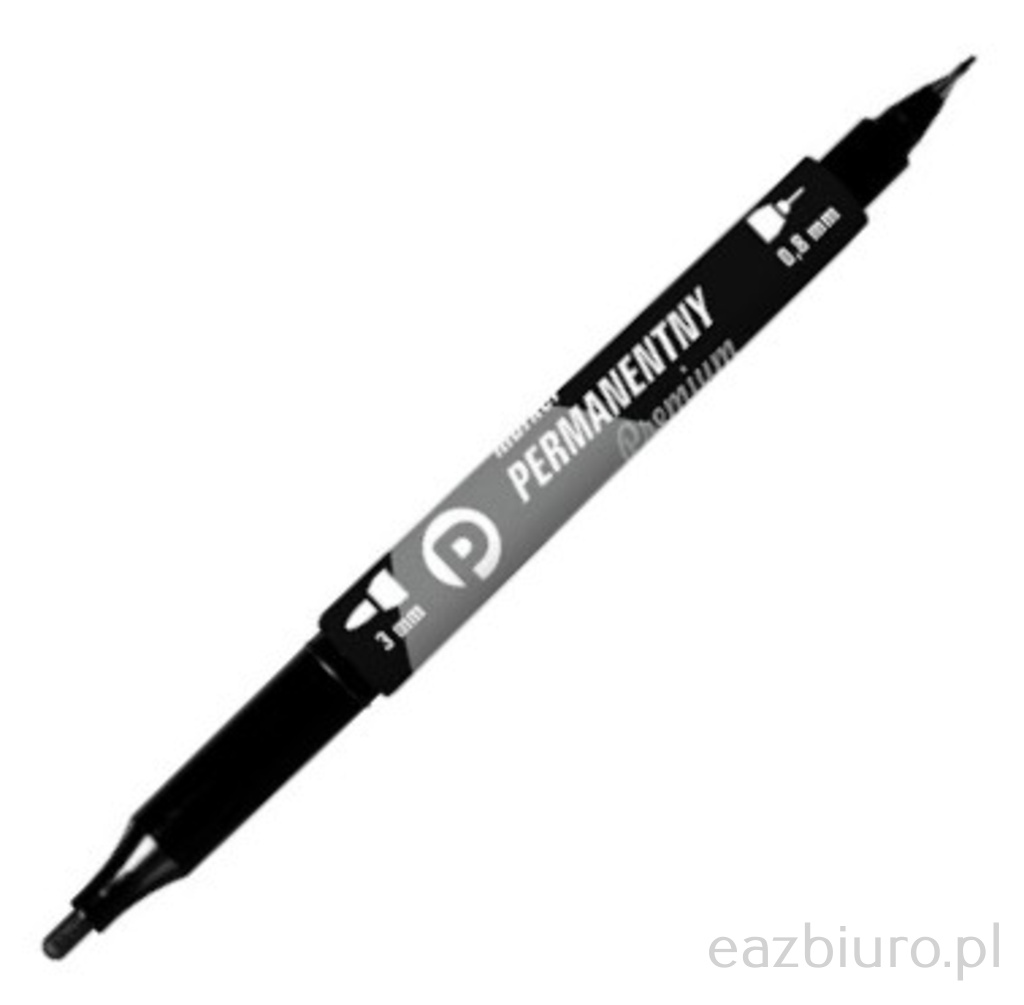 Foliopis Tetis km501 permanentny czarny dwustronny 3/08 mm | biuroweokazje.pl | Zamów od ręki!