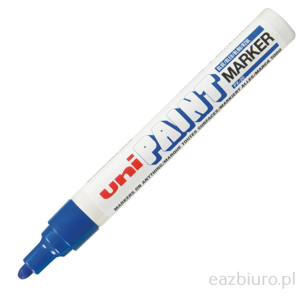 Marker olejowy px-20, niebieski, uni | biuroweokazje.pl | Kup w sekundę!
