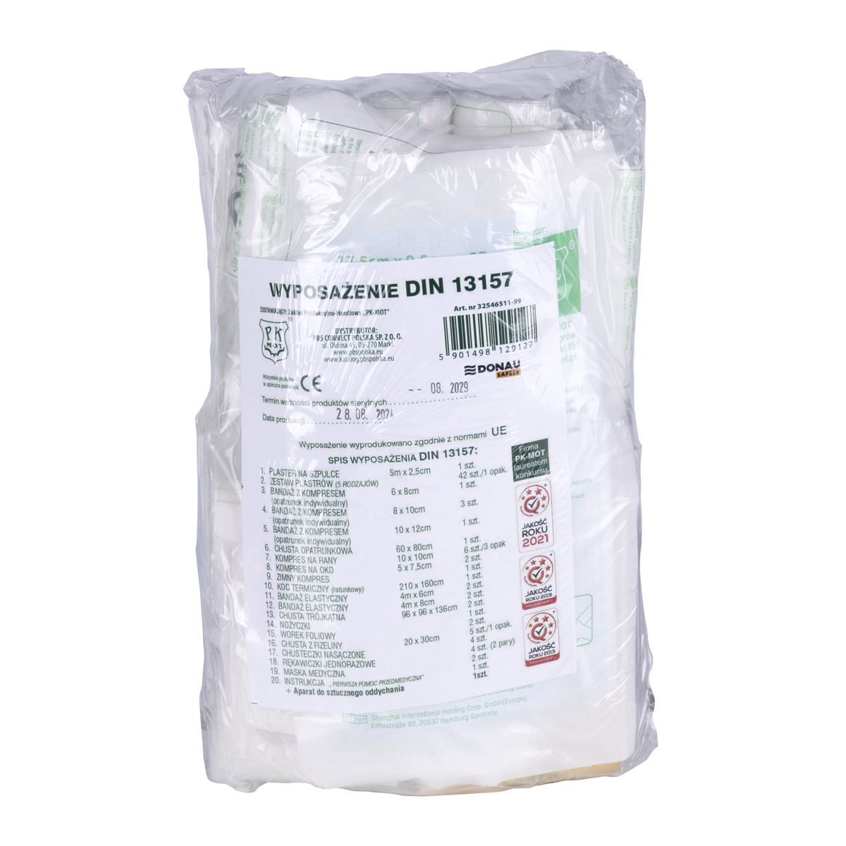 Wyposażenie apteczki Donau Safety DIN 13157 +A | biuroweokazje.pl | Nie przegap promocji