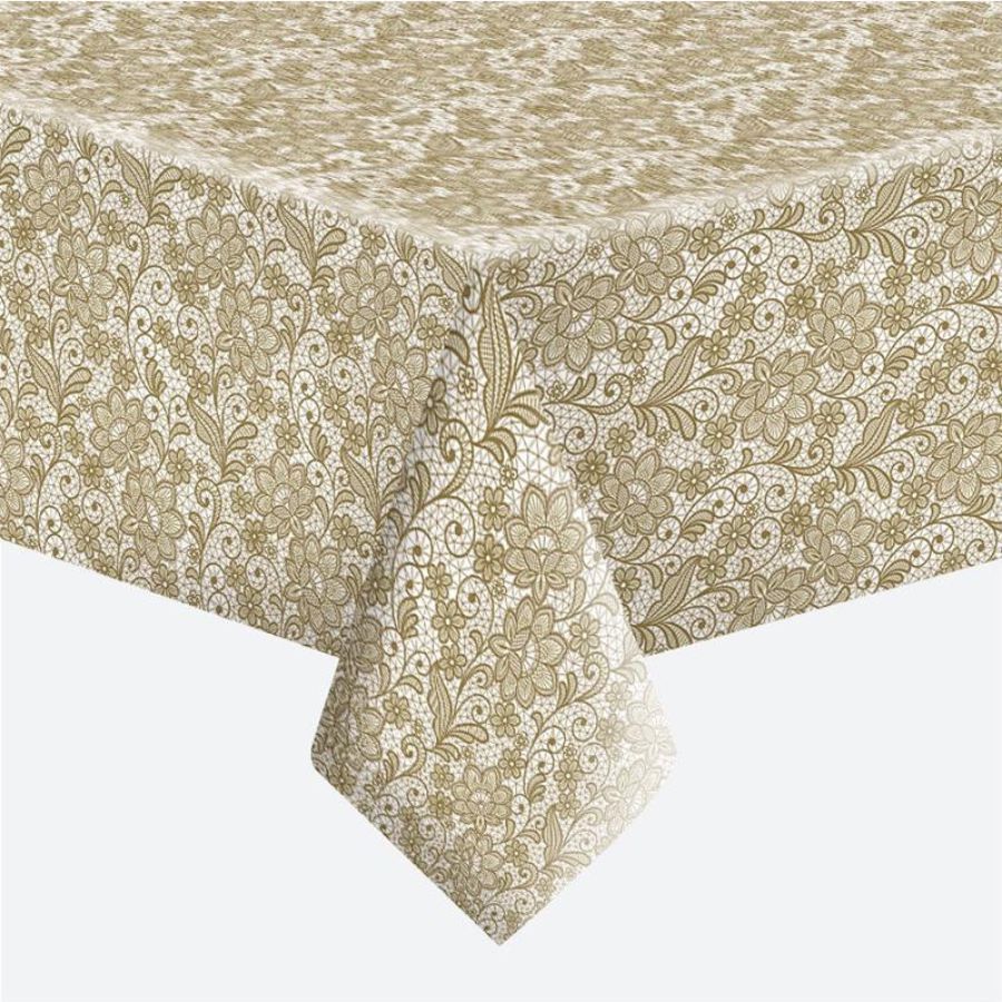 Obrus papierowy Lace Gold 120 x 180 cm zestaw 1 sztuk. POLMAK | biuroweokazje.pl | Skorzystaj dziś!
