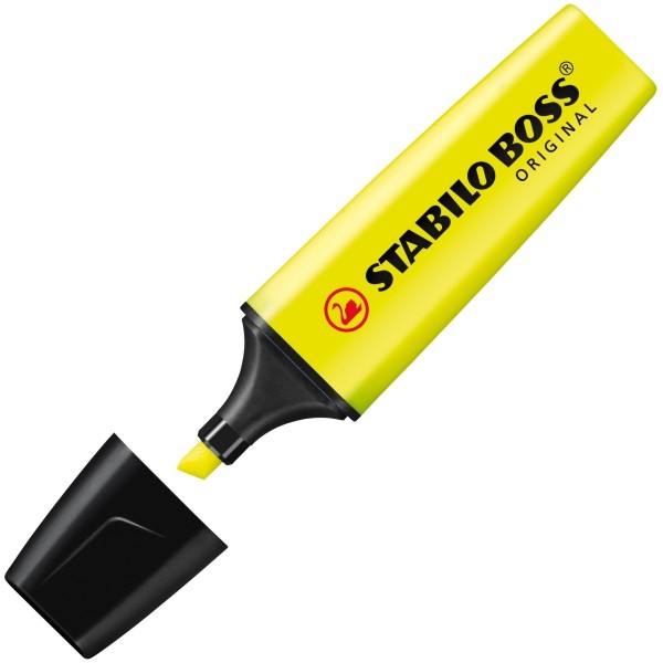Zakreślacz Stabilo boss original żółty | biuroweokazje.pl | Kup pewnie!