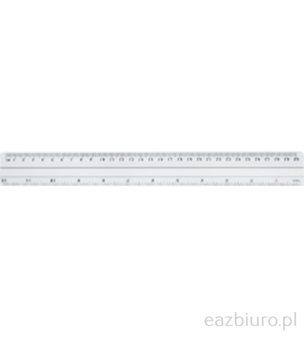Linijka Grand aluminiowa - 30 cm gr-111-30 | biuroweokazje.pl | Zamów korzystnie!