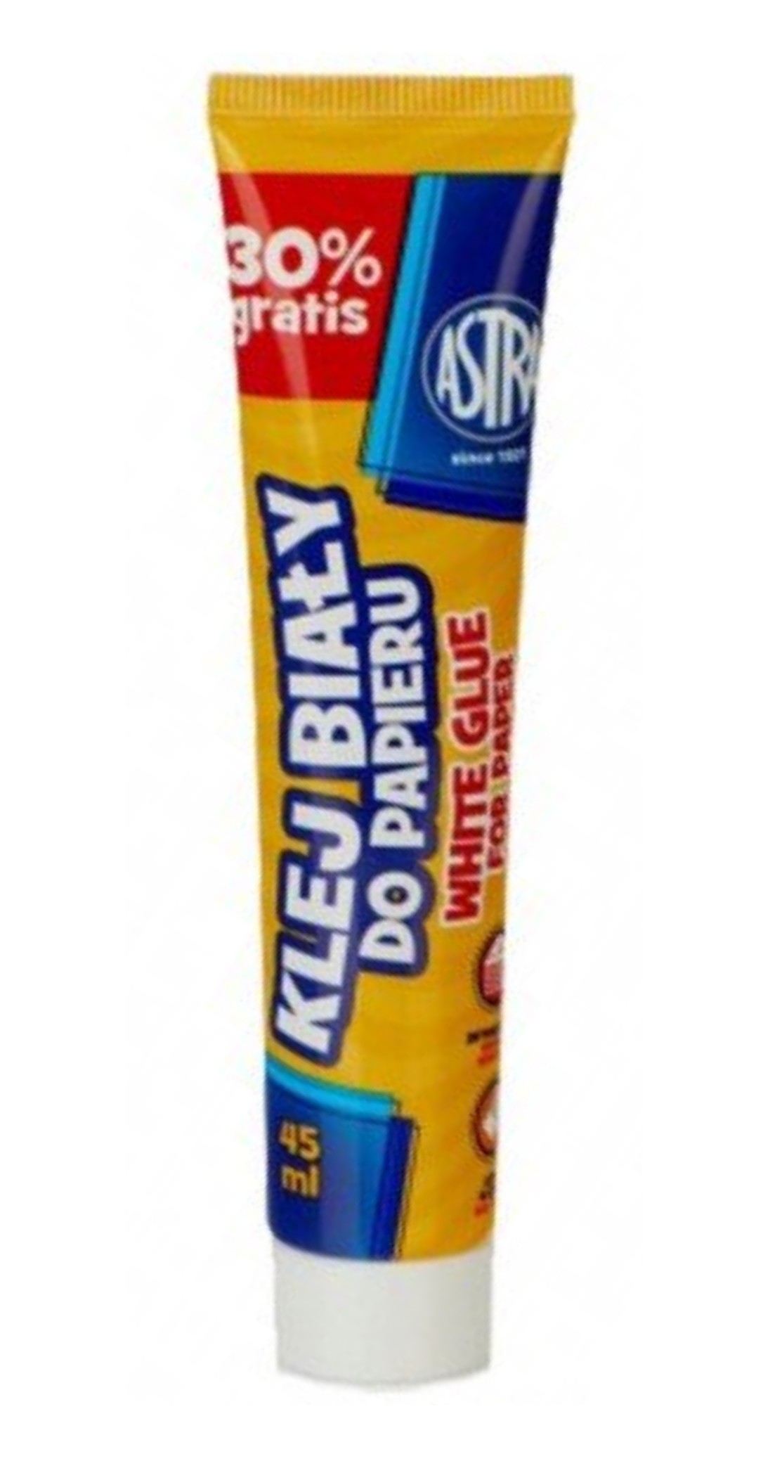 Klej szkolny biały tuba 35 ml Astra | biuroweokazje.pl | Sprawdź ofertę!
