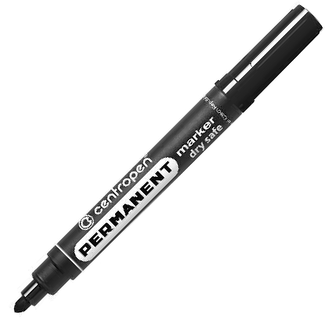 Marker 8510 permanentny Centropen czarny 2,5 mm | biuroweokazje.pl | Kup w sekundę!