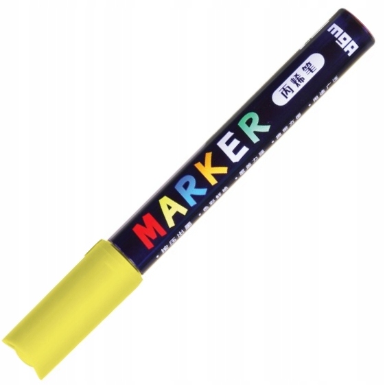 Marker akrylowy mg 1-2 mm żółty neon | biuroweokazje.pl | Działaj teraz!