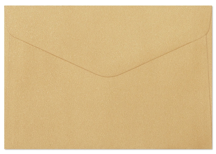 Koperta ozdobna C6 pearl złoty 150 g/m2 zestaw 10 sztuk | biuroweokazje.pl | Kup wyjątkowo!