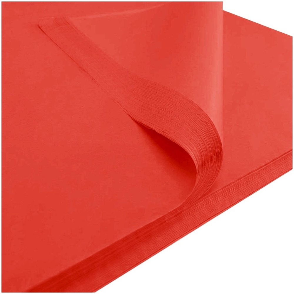 Bibuła gładka 50x70 czerw. 