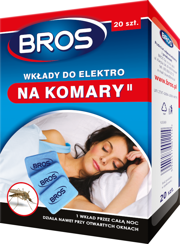 Bros wkłady do elektrofumigatora 20 szt. | biuroweokazje.pl | Zrób krok do lepszego wyboru