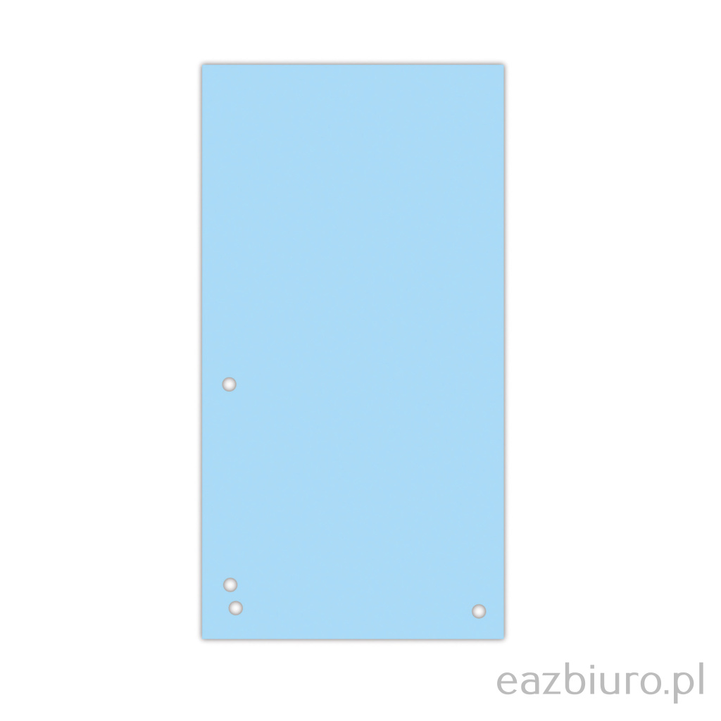 Przekładki do segregatora papierowe 1 3 A4 niebieskie | biuroweokazje.pl | Kup teraz!