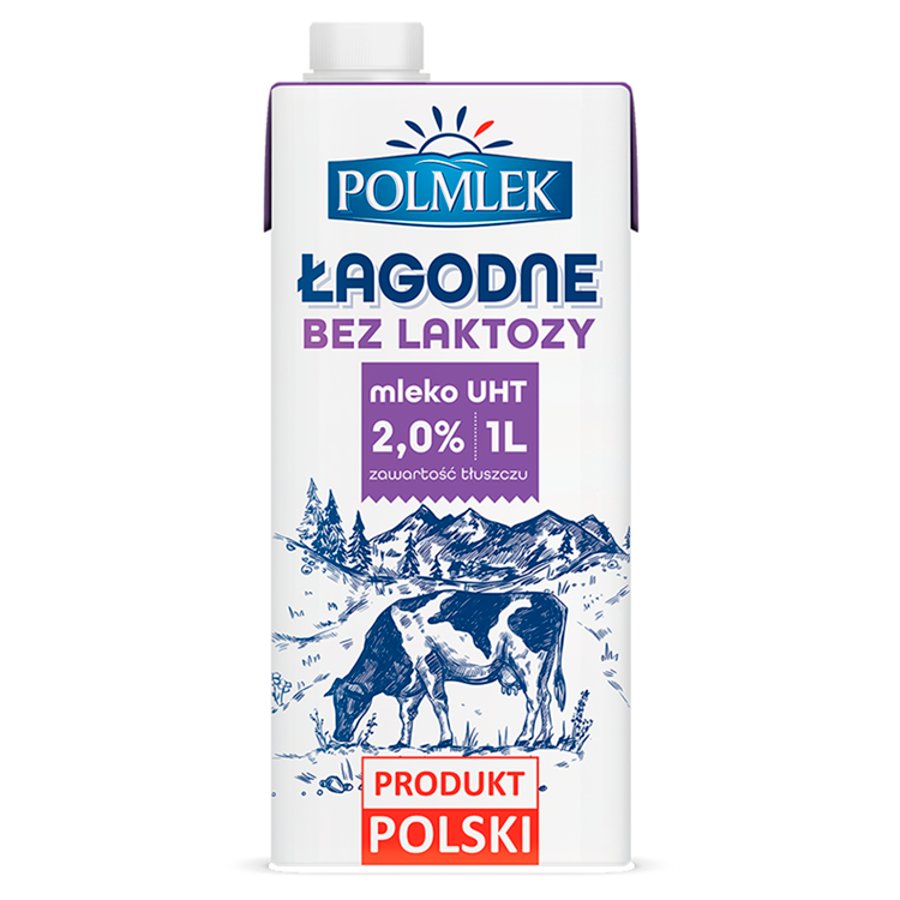 Mleko uht polmlek 2%, bez laktozy, 1 l | biuroweokazje.pl | Zamów bez zwłoki!