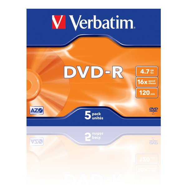 Plyta dvd-r Verbatim 4,7gb slim | biuroweokazje.pl | Kup z dostawą!