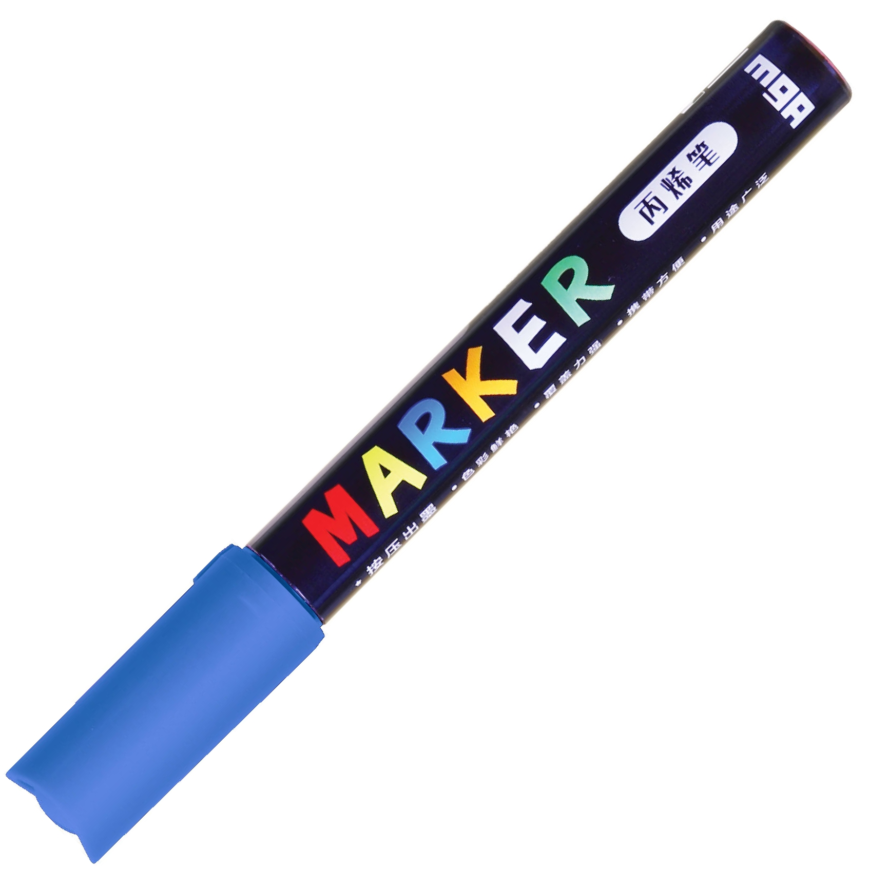 Marker akrylowy mg 1-2 mm niebieski | biuroweokazje.pl | Kup z rabatem!