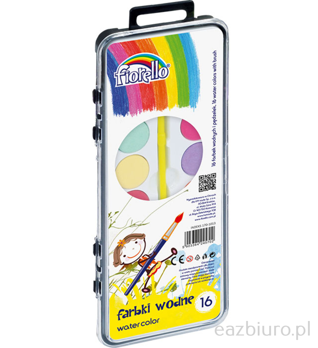 Farbki wodne Grand 16 kolorów p B2116 | biuroweokazje.pl | Zamów taniej!