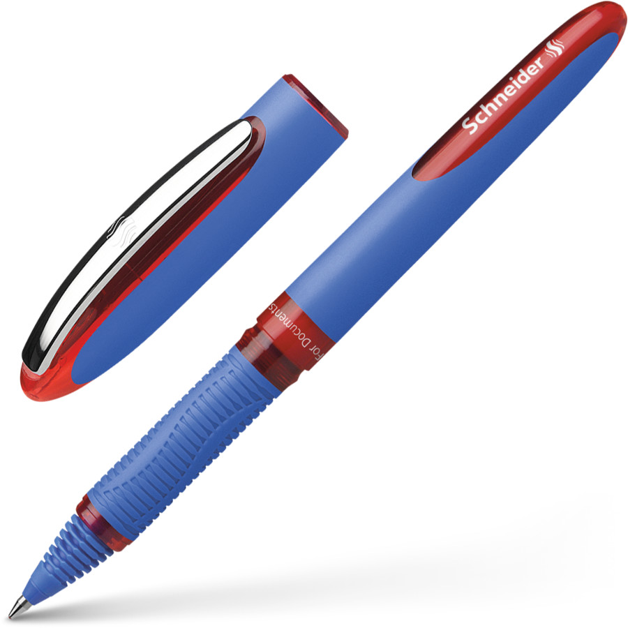 Pióro kulkowe Schneider one hybrid c 0,5 mm czerwone | biuroweokazje.pl | Sprawdź ofertę!