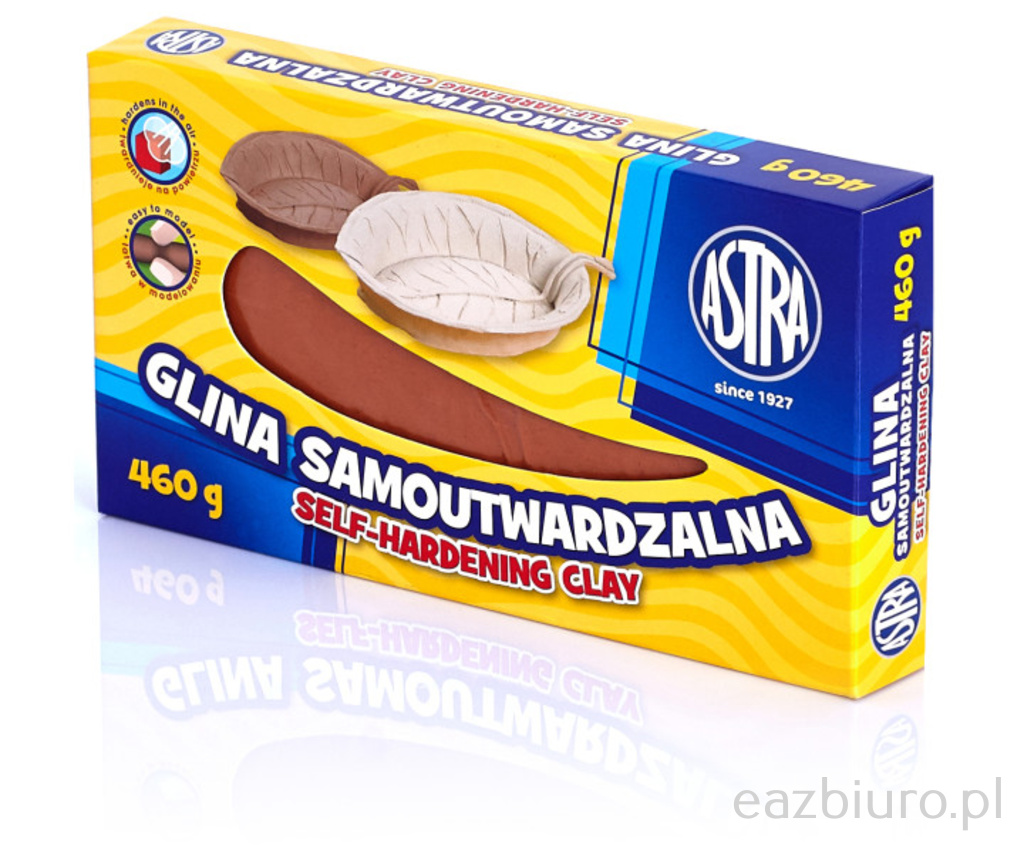 Glina samoutwardzalna 460 g brązowa Astra | biuroweokazje.pl | Kup skutecznie!