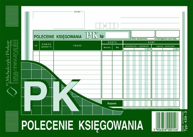 Druk polecenie księgowania A5 offset | biuroweokazje.pl | Działaj śmiało!
