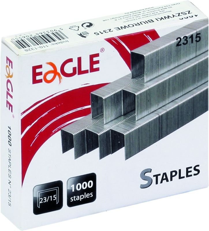 Zszywki Eagle 23 15 zestaw 1000 sztuk | biuroweokazje.pl | Kup skutecznie!