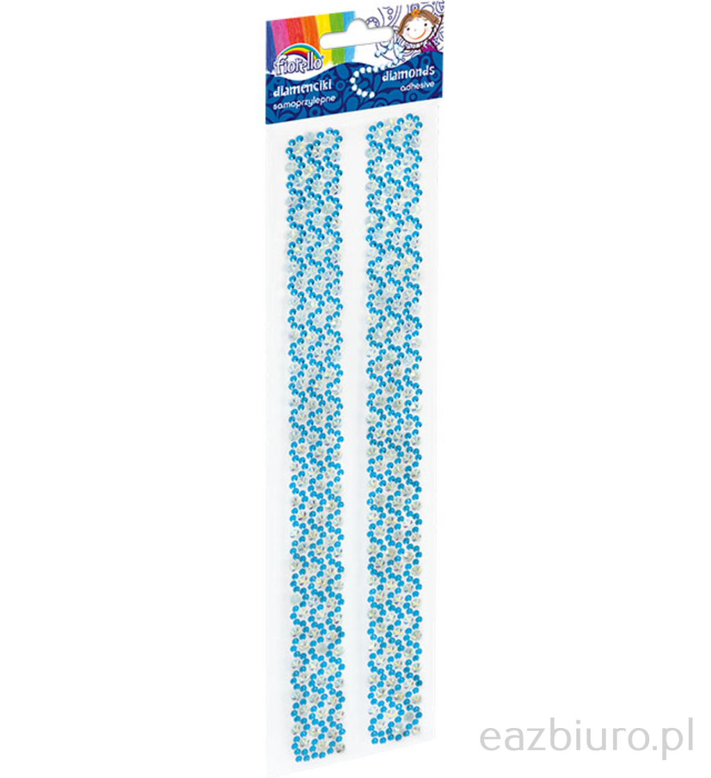 Diamenciki samoprzylepne Fiorello gr- ds081-1 niebiesko-błękitne | biuroweokazje.pl | Zamów teraz!