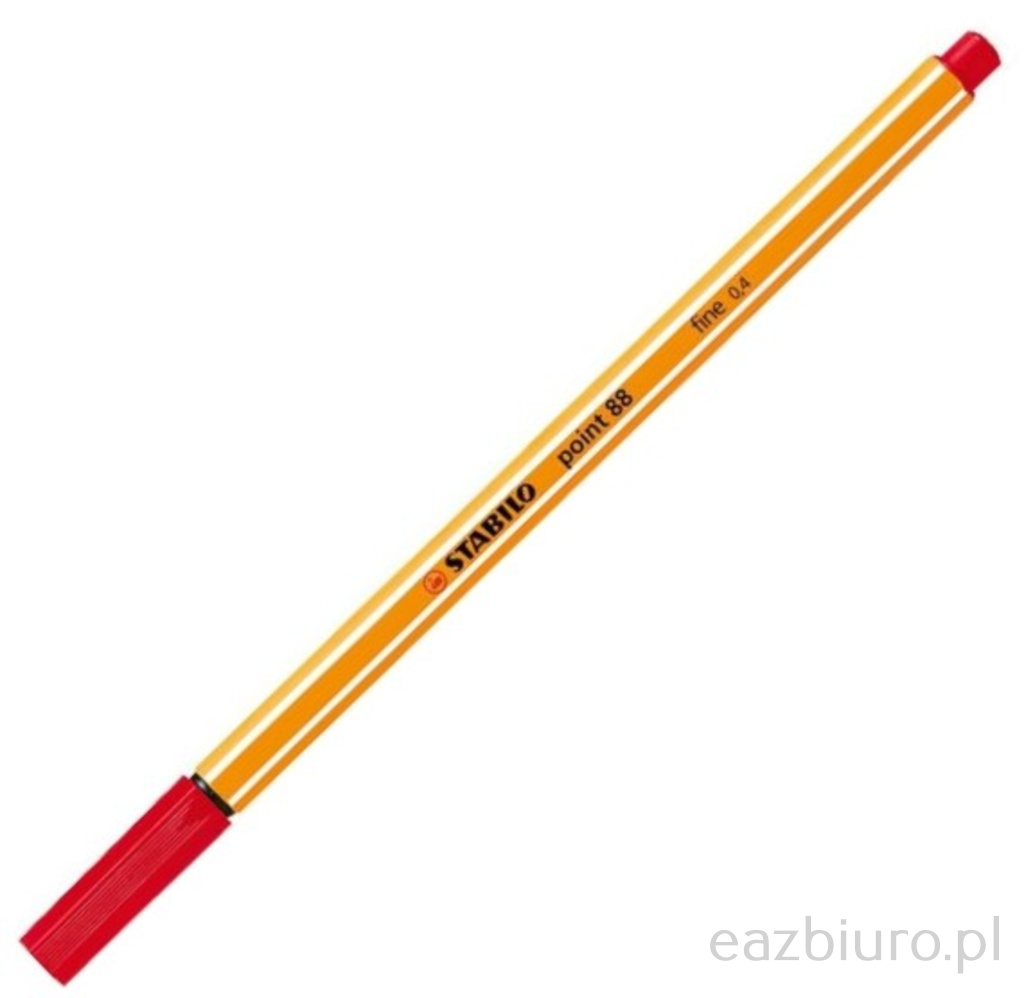 Cienkopis Stabilo point 88/40 czerwony | biuroweokazje.pl | Wybierz bestseller