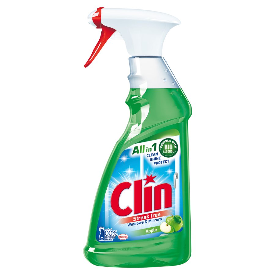 Płyn do mycia szyb Clin jabłko 500 ml | biuroweokazje.pl | Zamów bezpiecznie!
