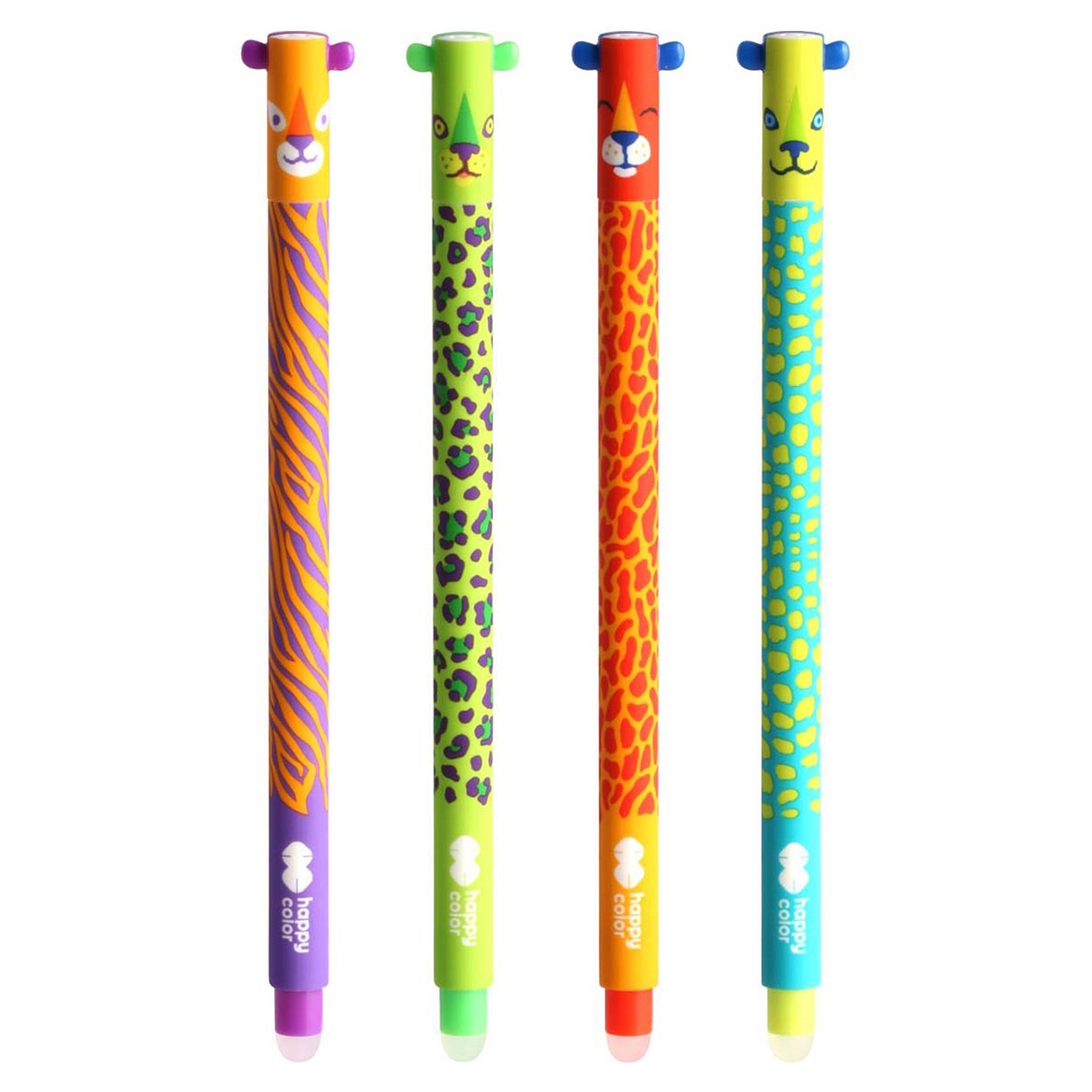 Długopis wymazywalny niebieski mix uszaki wild 0,5 mm zestaw 1 sztuk. Happy Color | biuroweokazje.pl | Kup już teraz!