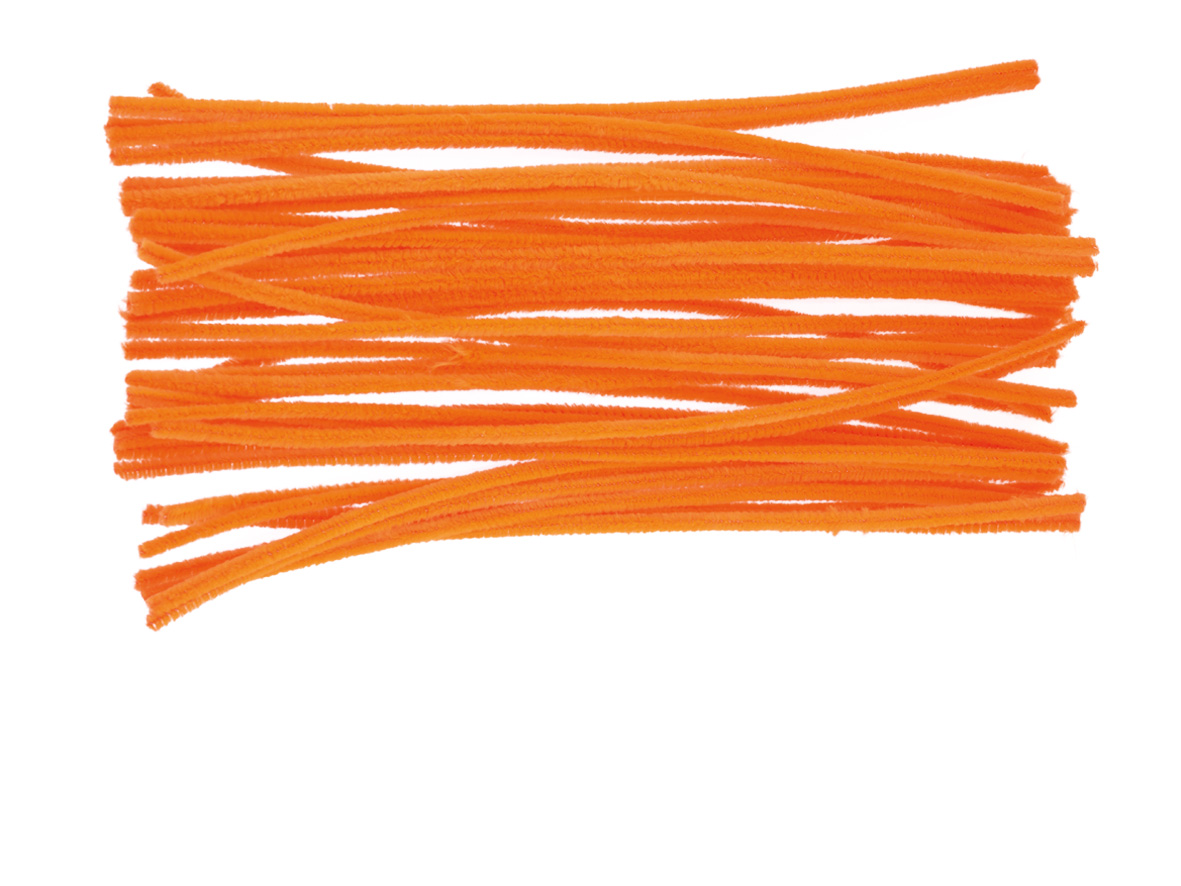 Druciki kreatywne standard 30 cm zestaw 40 sztuk pomarańczowe | biuroweokazje.pl | Wybierz i kup!