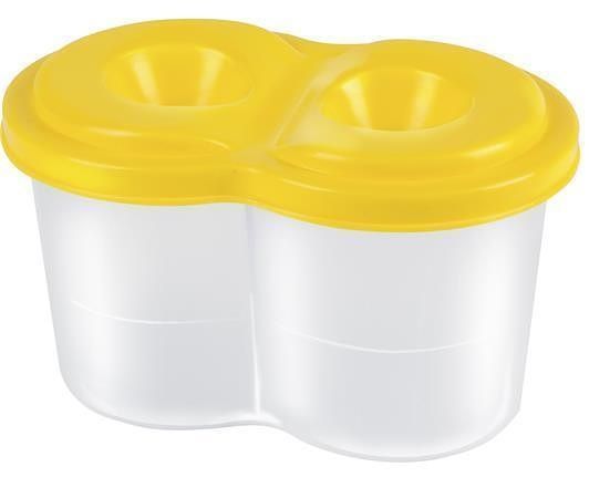 Kubek niekapek na wodę do malowania dwukomorowy Panta Plast mix kolorów | biuroweokazje.pl | Kup skutecznie!